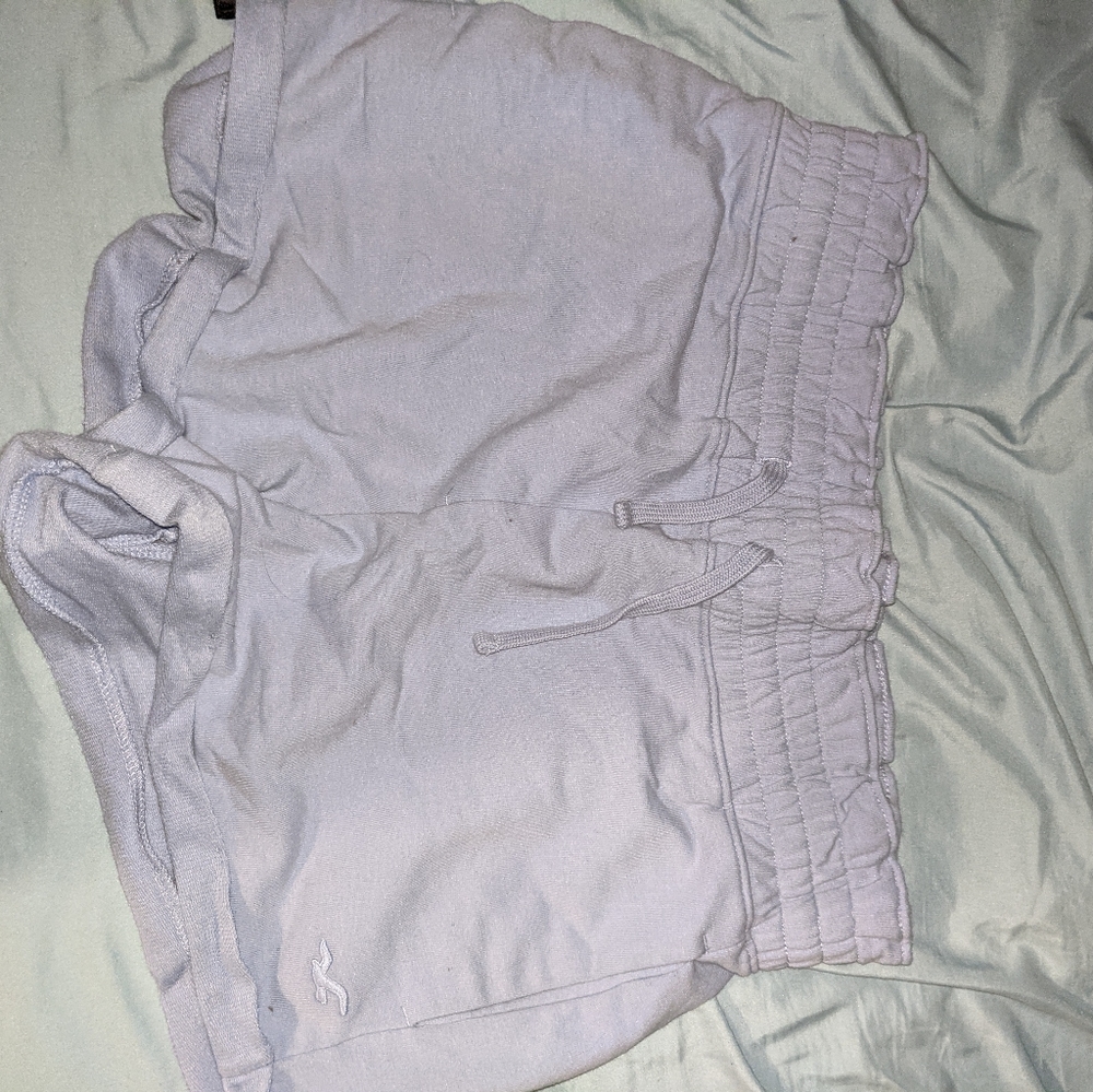 Large Hollister paper bag style blue shorts